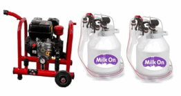 Αρμεκτική Milkon Τεσσάρων Αιγοπροβάτων με Αντλία Κενού λαδιού 290Lt. με Βενζινοκινητήρα 7Hp – ΜΕ ΑΤΟΚΕΣ ΔΟΣΕΙΣ